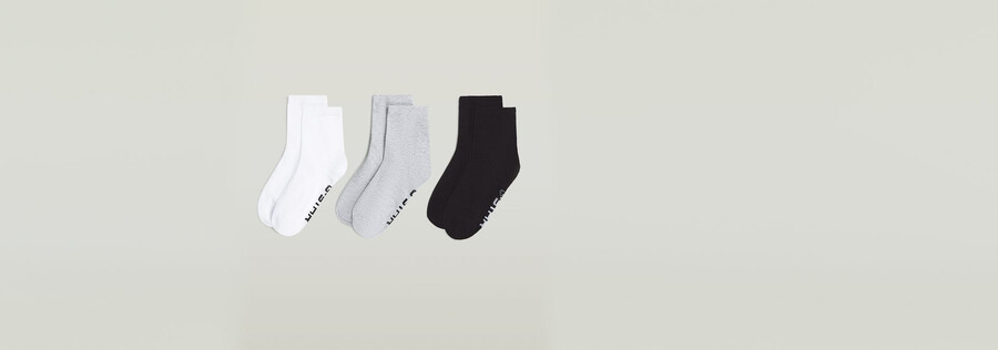 lot de 3 chaussettes cheville
