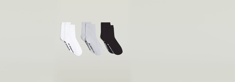 lot de 3 chaussettes cheville