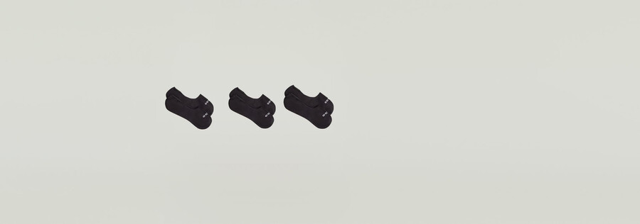 lot de 3 chaussettes invisibles