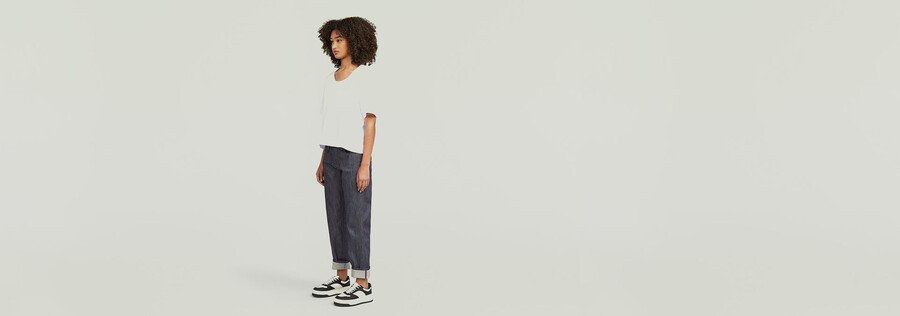 jean kate boyfriend selvedge