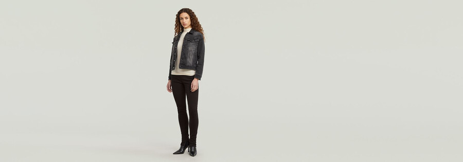veste en jean arc 3d