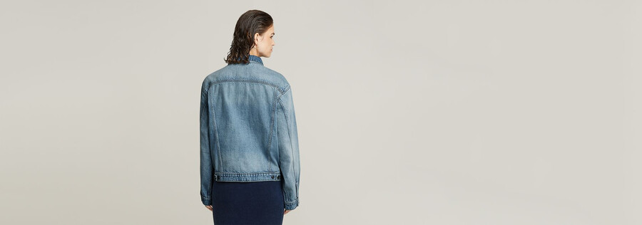 veste en jean décontractée