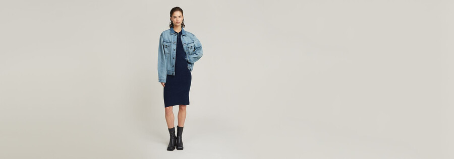 veste en jean décontractée