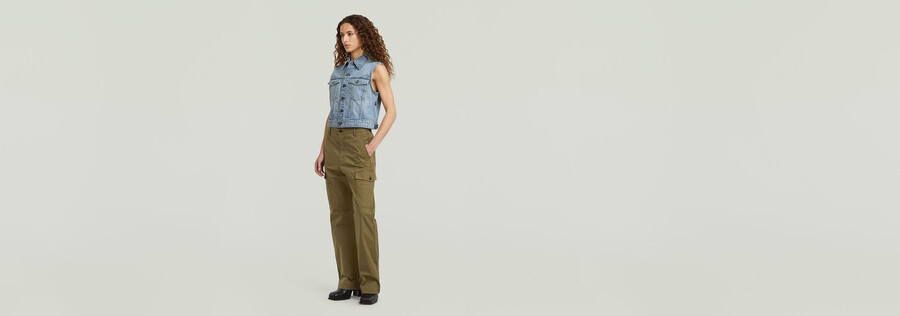 gilet en jean rétréci