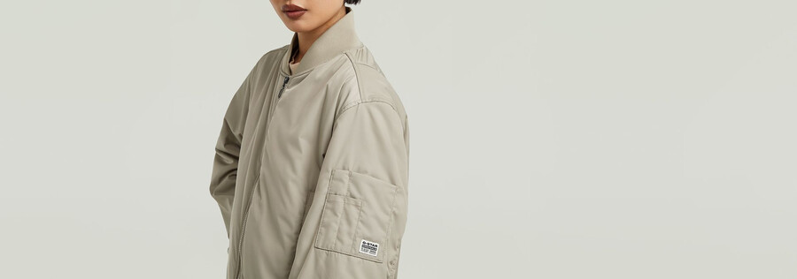 blouson aviateur matelassé