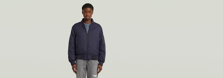 blouson aviateur matelassé