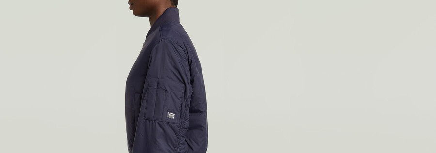 blouson aviateur matelassé