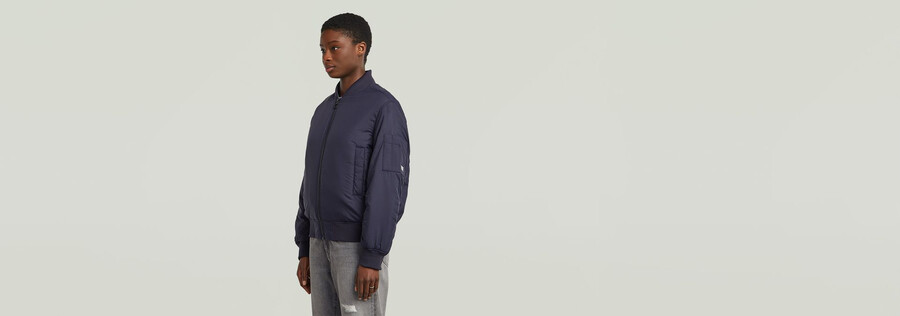 blouson aviateur matelassé