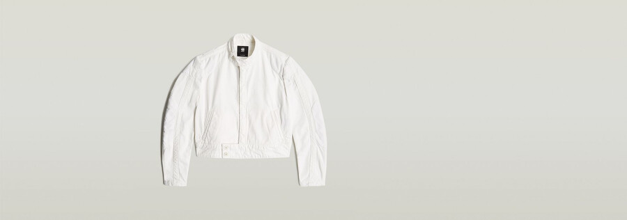 veste de moto courte