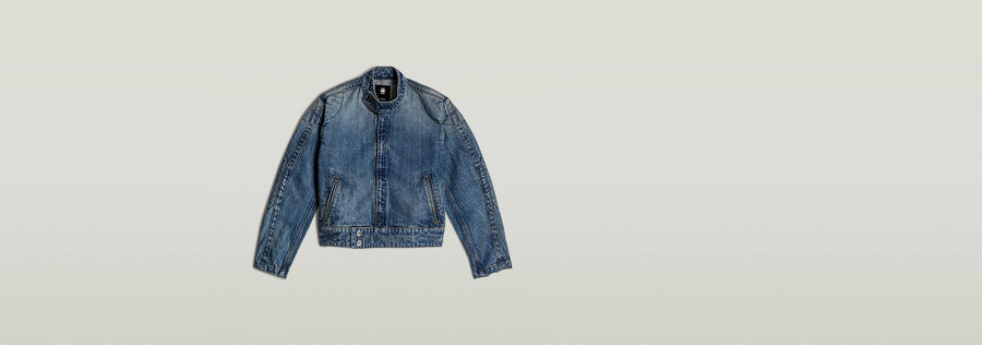veste de moto courte