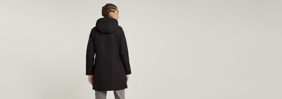 parka slim rembourrée à capuche vodan