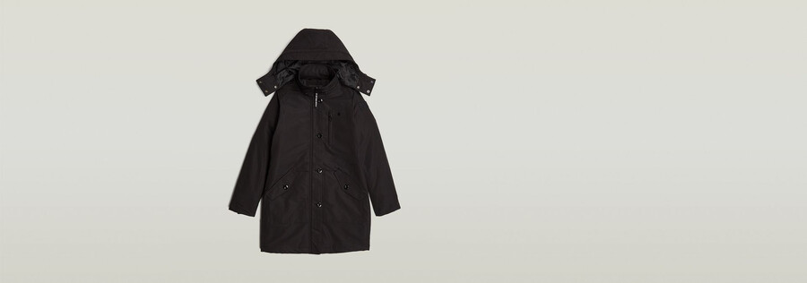 parka slim rembourrée à capuche vodan