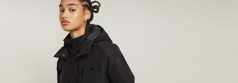 parka slim rembourrée à capuche vodan