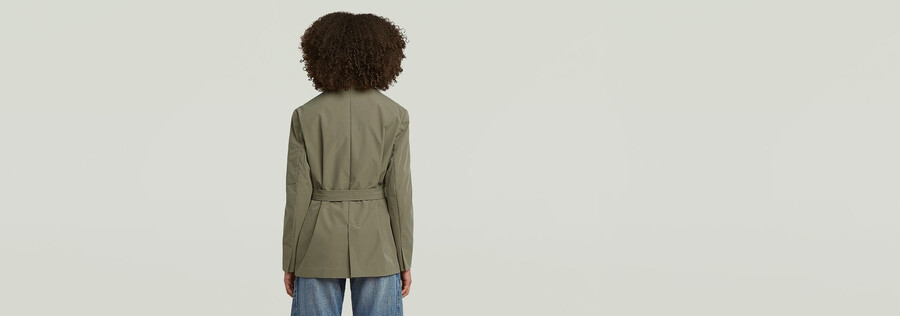 blazer ceinturé