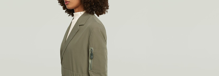 blazer ceinturé