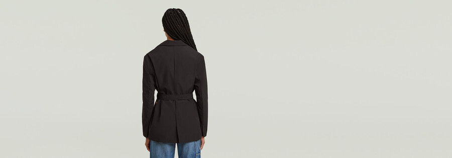 blazer ceinturé
