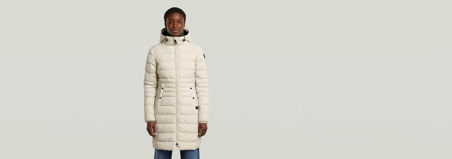 veste longue matelassée foundation