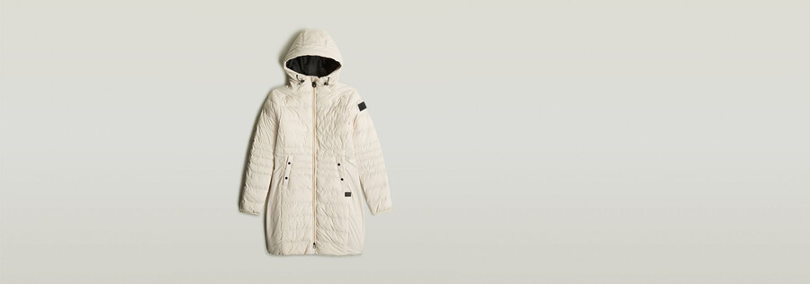 veste longue matelassée foundation