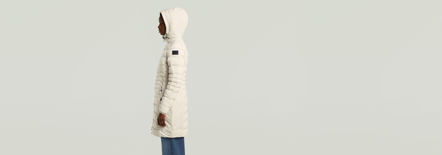 veste longue matelassée foundation