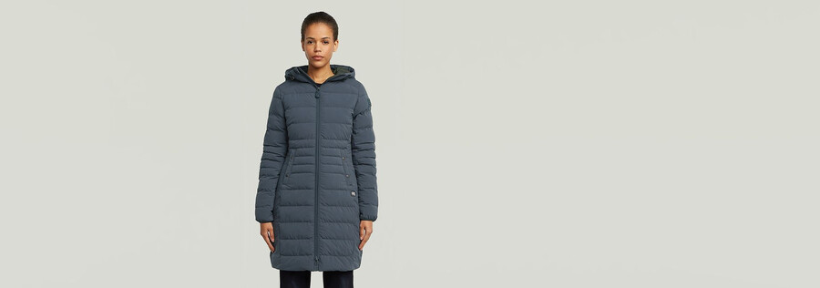 veste longue matelassée foundation