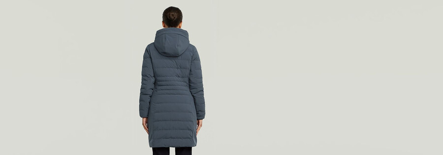 veste longue matelassée foundation