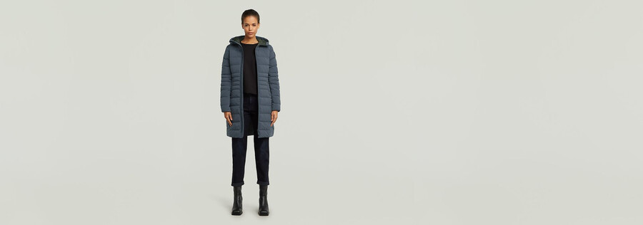 veste longue matelassée foundation