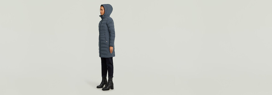veste longue matelassée foundation