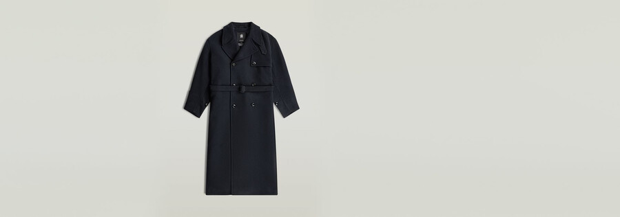 trench en laine