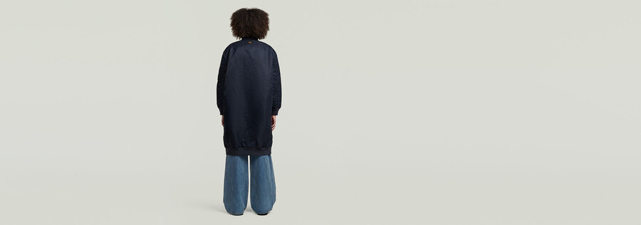 blouson aviateur long