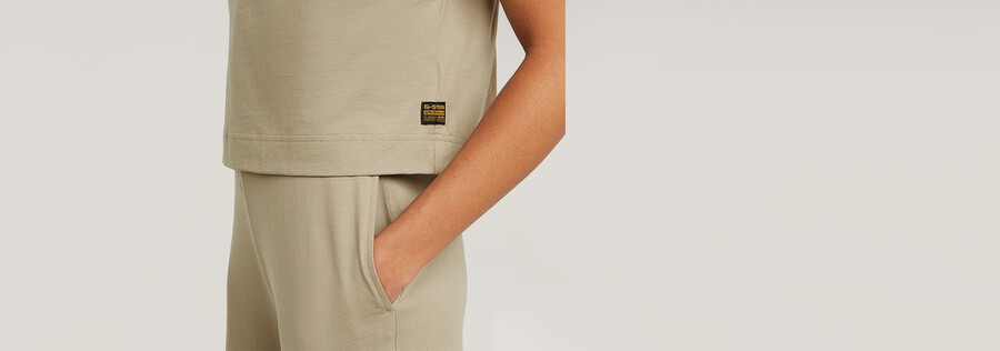 combinaison à jambes larges double couche