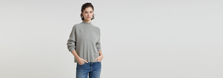 pull à col carré