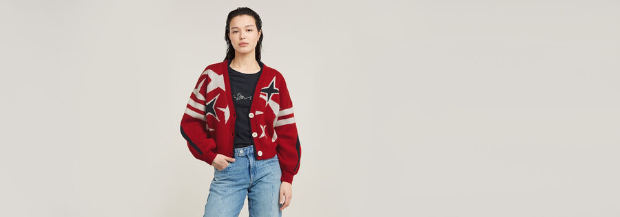 gilet ample en maille pour les fêtes