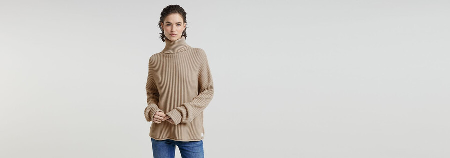 pull en maille ample à motif tortue