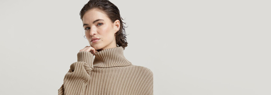 pull en maille ample à motif tortue