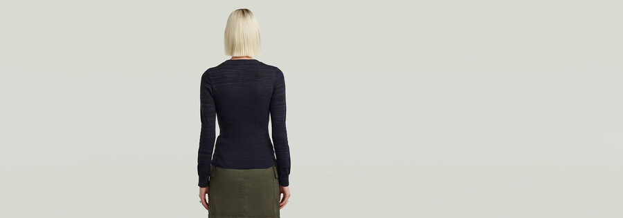 pull slim en maille 3d style motard