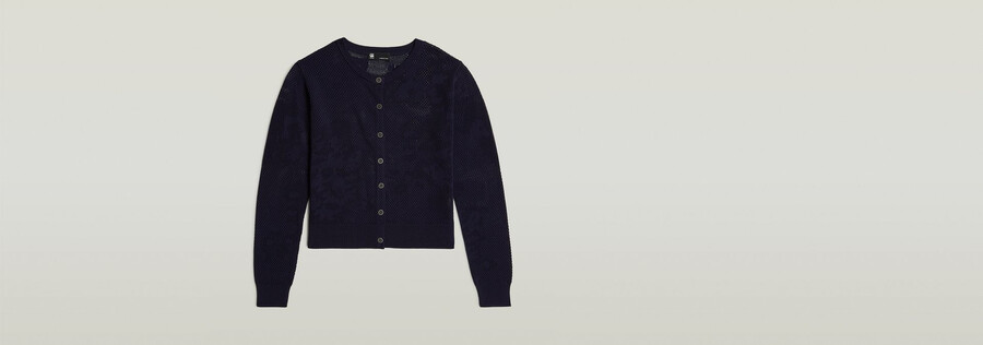 gilet en maille ajourée