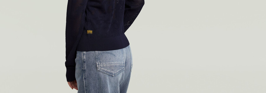 gilet en maille ajourée