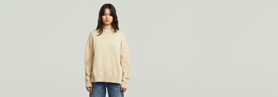 pull à col montant milano