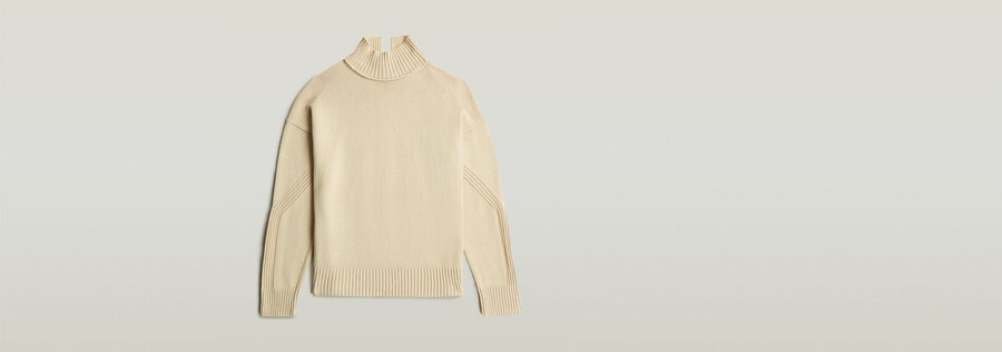 pull à col montant milano