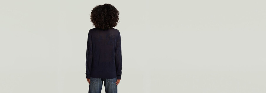 pull en maille ajourée