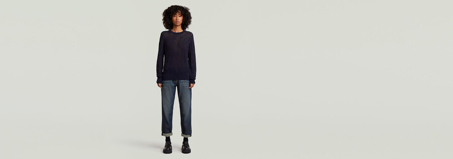 pull en maille ajourée