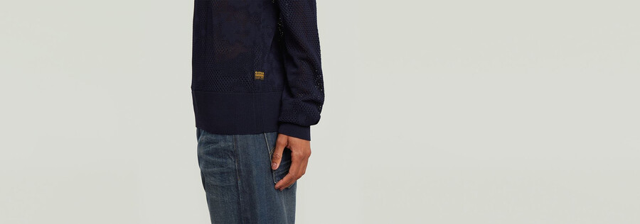 pull en maille ajourée