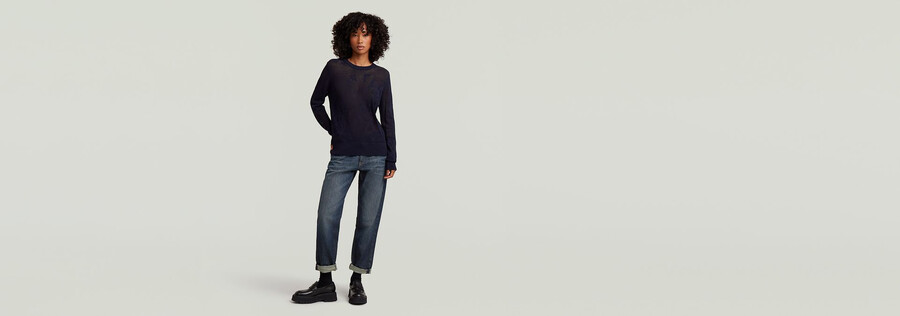 pull en maille ajourée