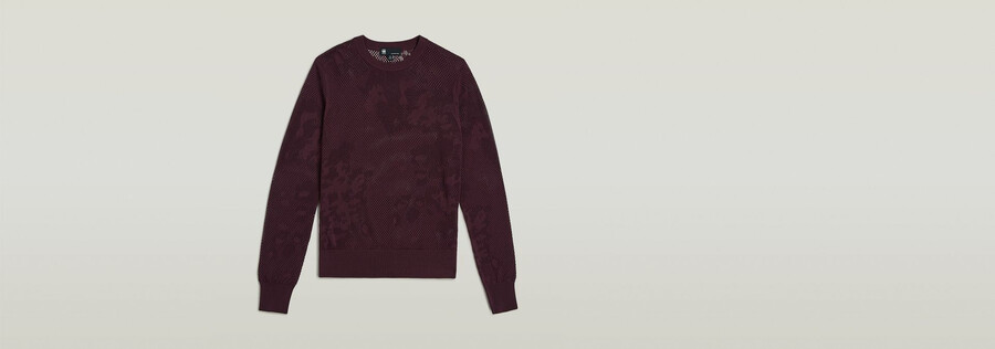 pull en maille ajourée
