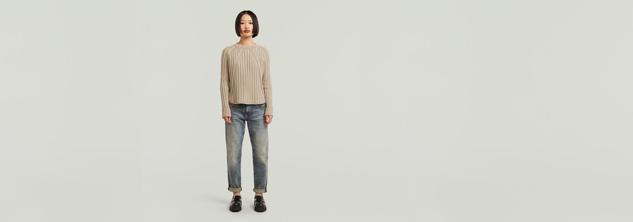 tricot lâche lavé