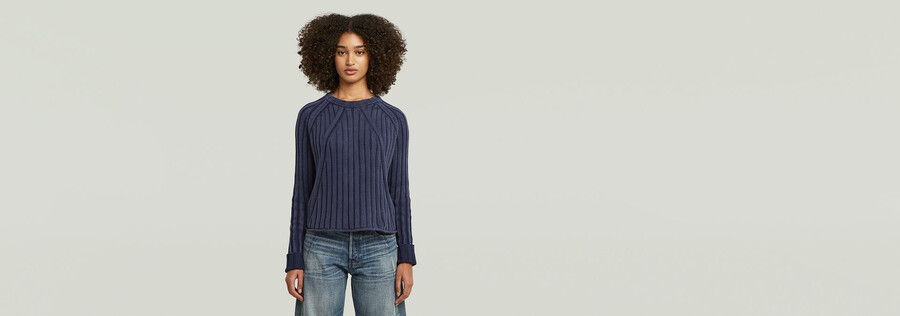 tricot lâche lavé