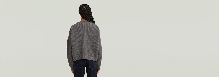 gilet court en maille torsadée