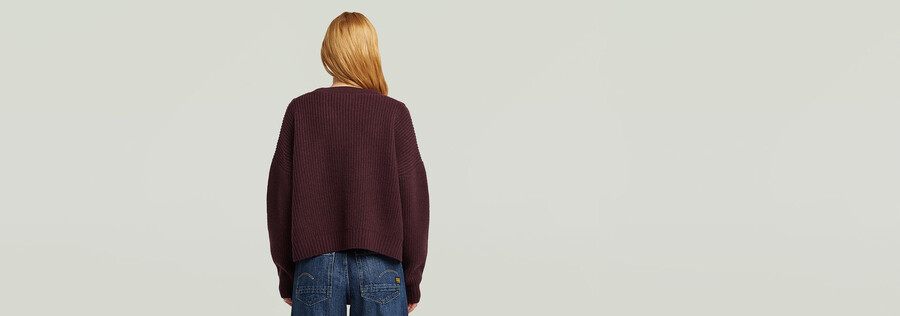 gilet court en maille torsadée