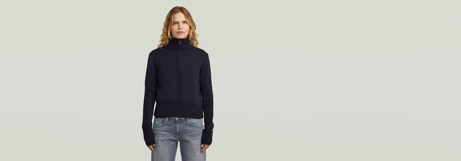 pull à demi-zip milano
