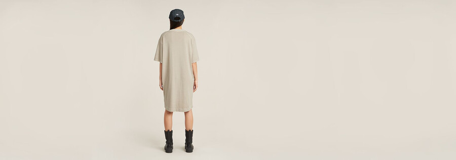 robe t-shirt ample à manches raglan surteinte